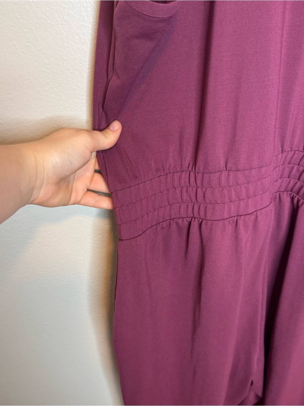 Nike Dri-FIT Training Jumpsuit Purple Magenta Sleeveless - Picture 13 of 15